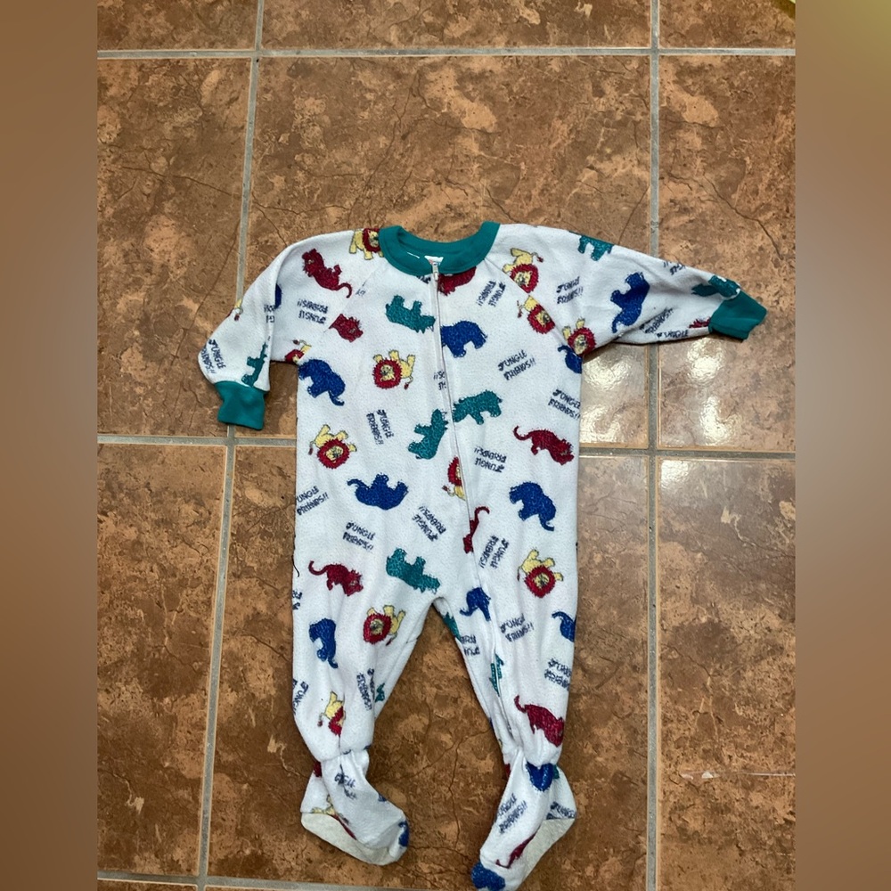 Animal Steps Kids Animal Print One Piece Pajama